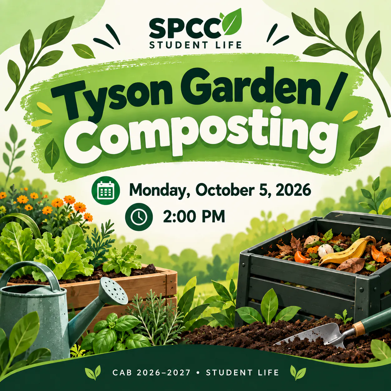 PTK Composting & Gardening Event- Tyson