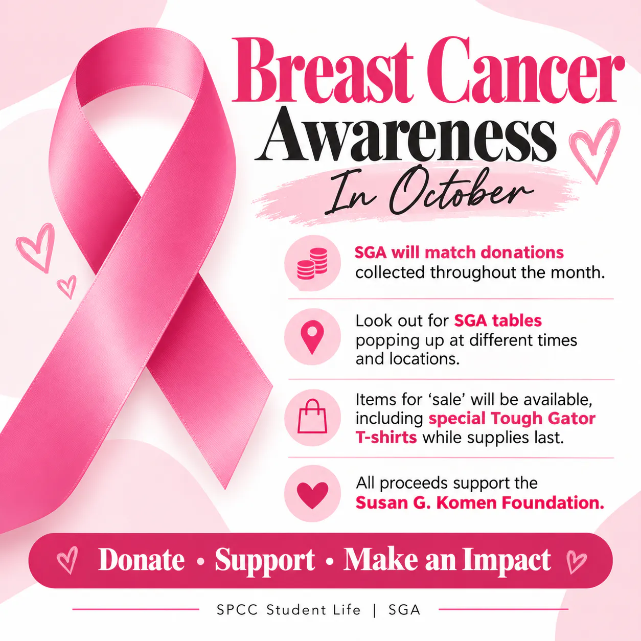 SPCC Tough Gators- Breast Cancer Awareness Fundraiser