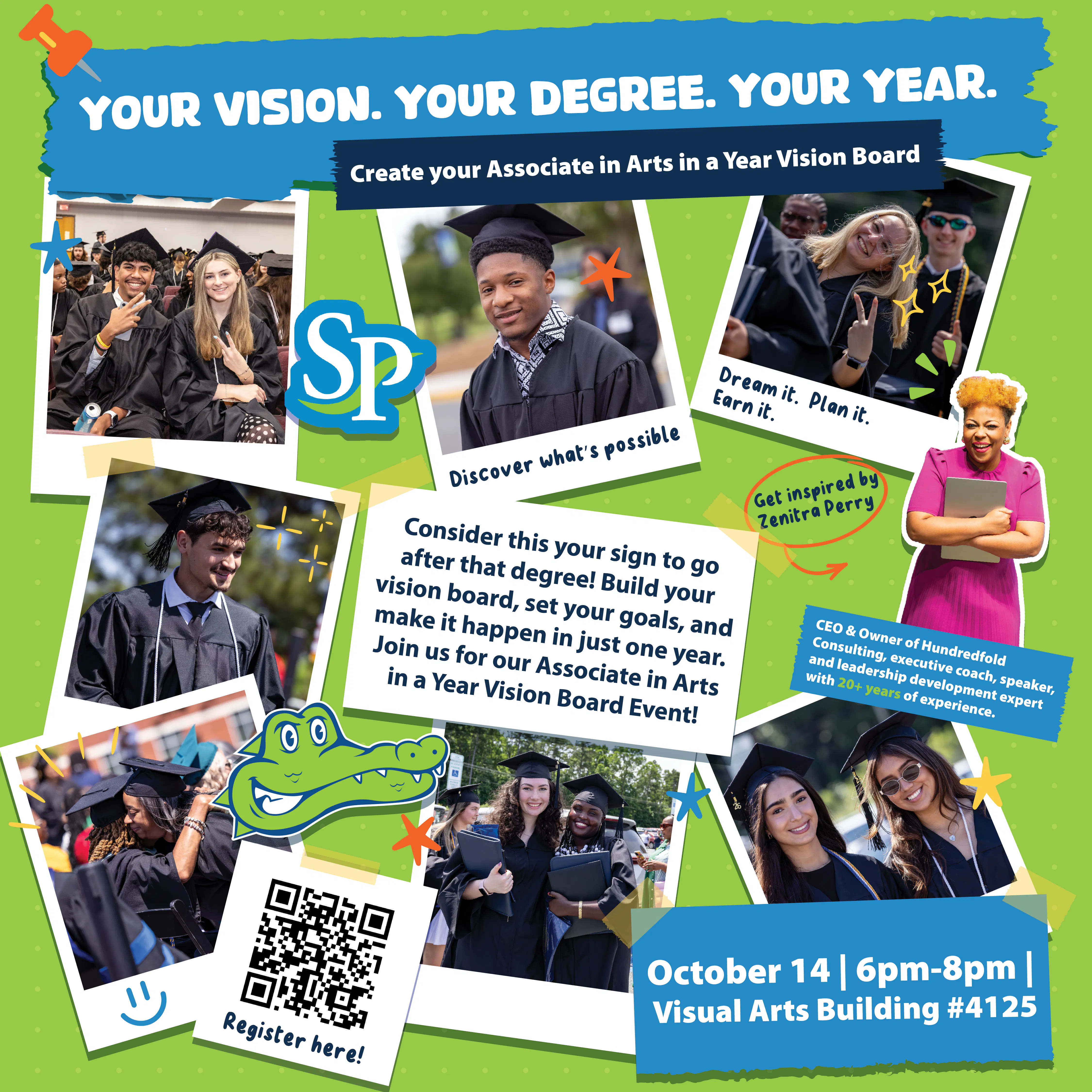 Associate in Arts in a Year (AAY) Vision Board Event