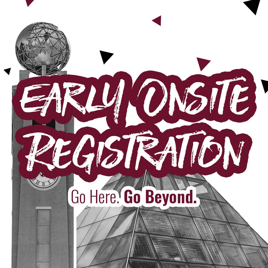 Early Onsite Registration: J. B. Alexander High School