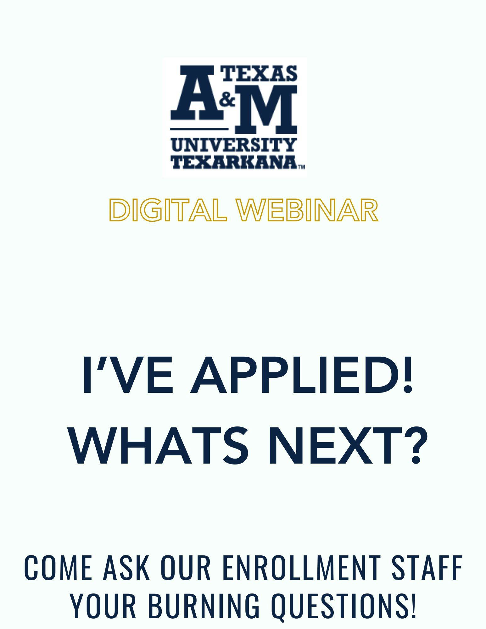 I've Applied...What's Next?