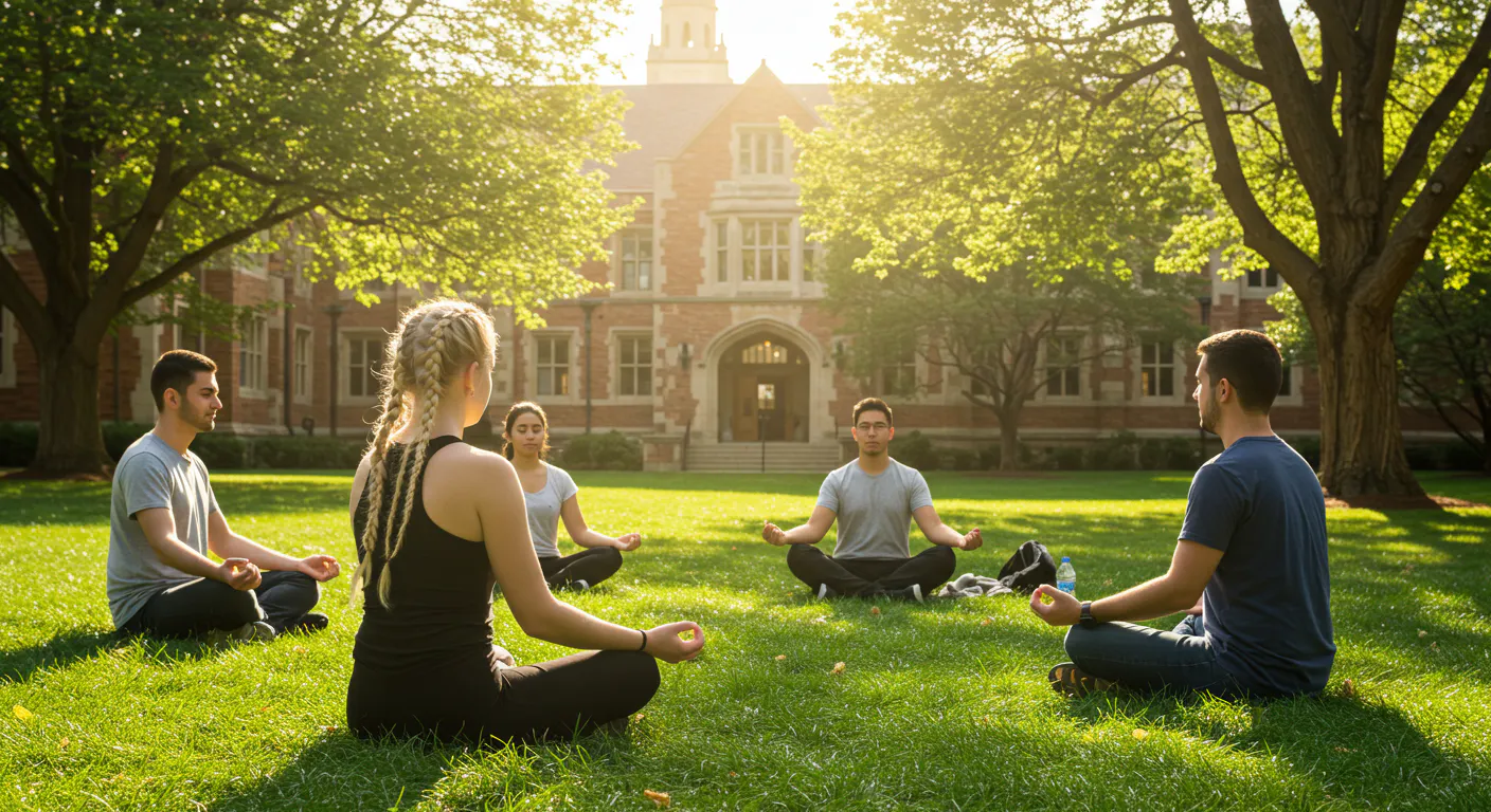 Yoga in the Quad
