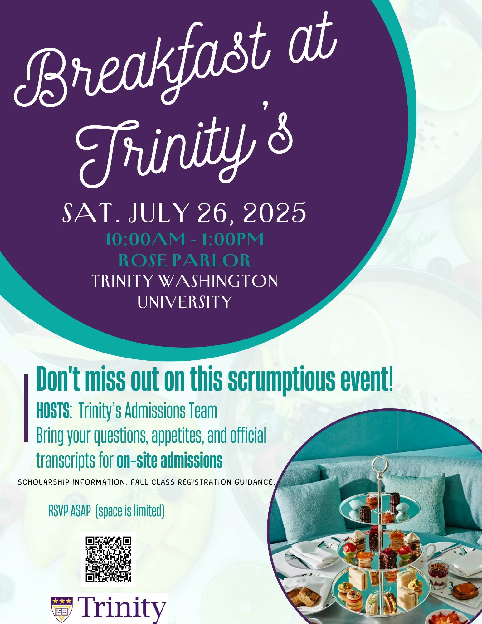 Breakfast at Trinity's - July 26, 2025