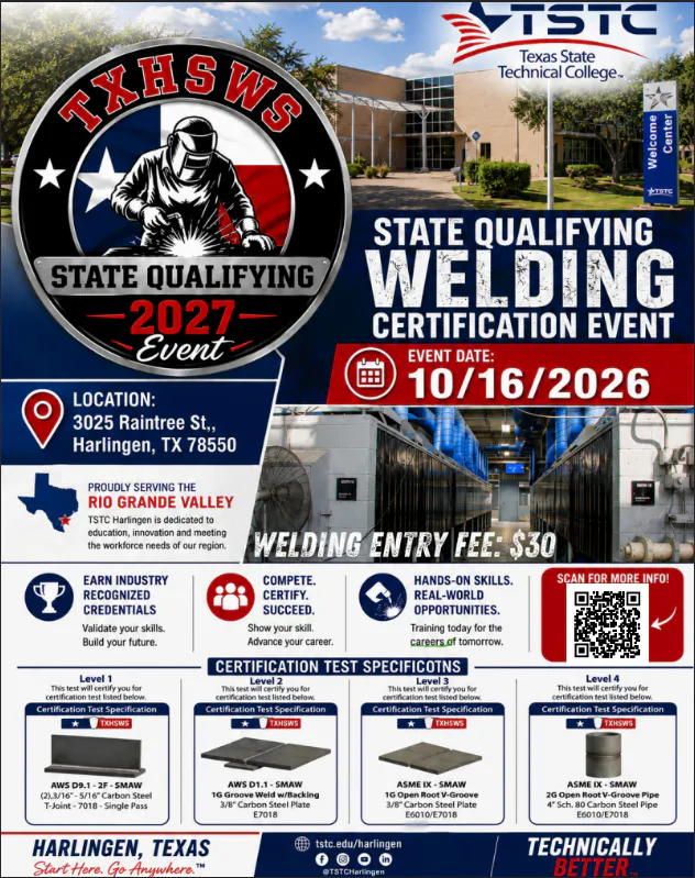 TSTC in Harlingen: 2nd Annual Regional Welding Event