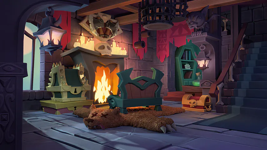 stylized-demon-room