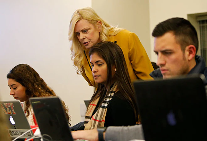 UIW Master of Health Administration faculty instructing students