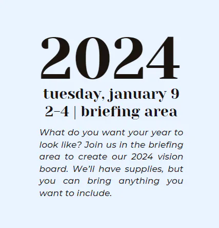 2024 Vision Board Creation - Current Students and CFI Only