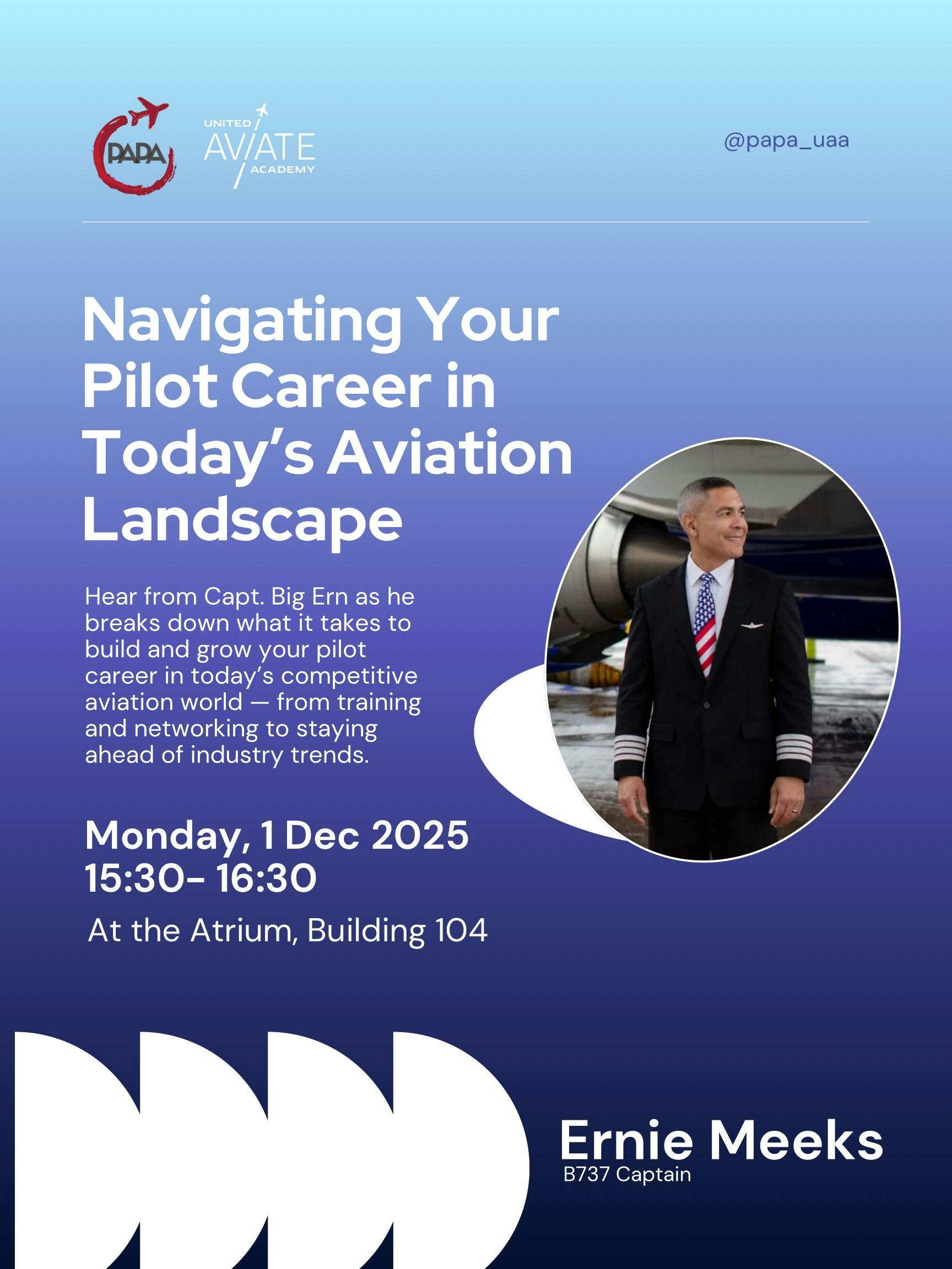 PAPA Presents: Guest Speaker Captain Ernie Meeks