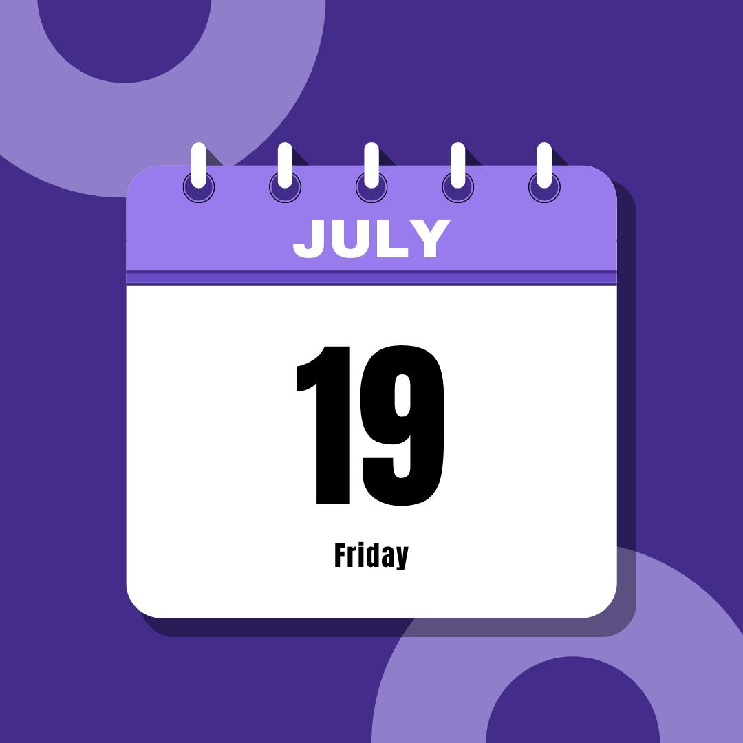 July 19 - New Student Registration