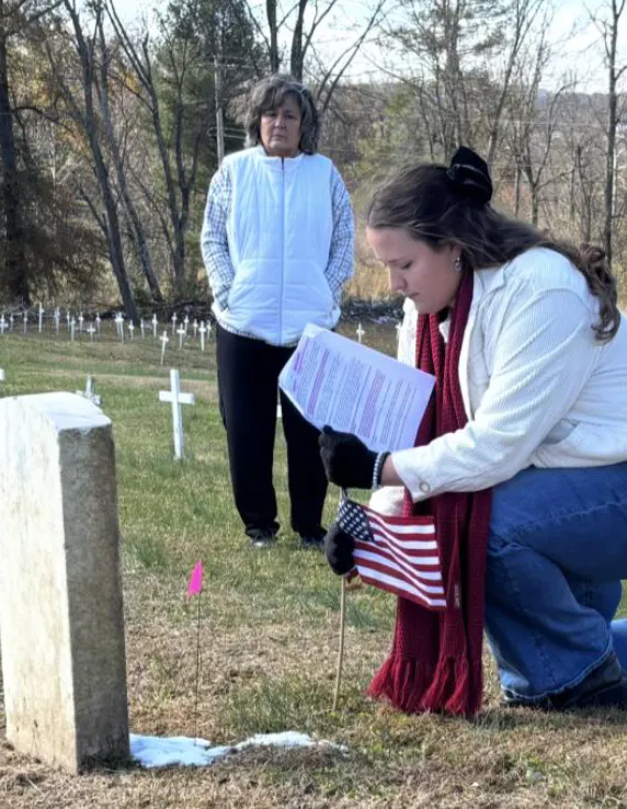 Poorhouse Cemetery Veterans Day Ceremony